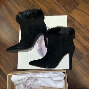 Black ankle boots
